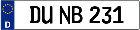 Truck License Plate